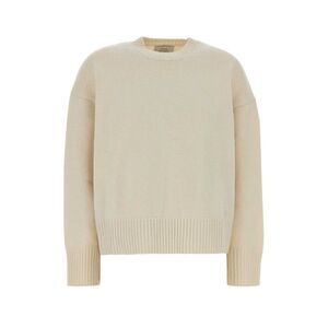 Loulou De Saison Women Ivory Wool Pia Sweater